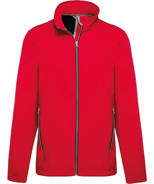 K424 - 2-laagse herensoftshelljas Red