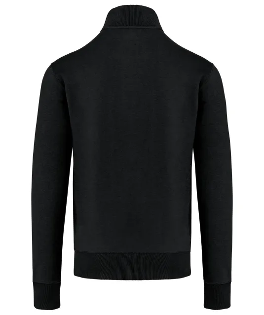 K456 - Herensweater met rits Black