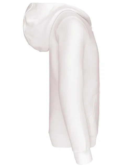 K455 - Kinder sweatvest met capuchon White