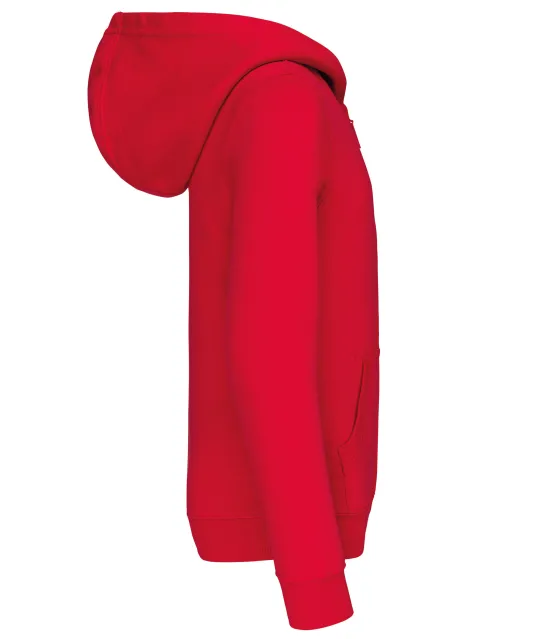 K455 - Kinder sweatvest met capuchon Red