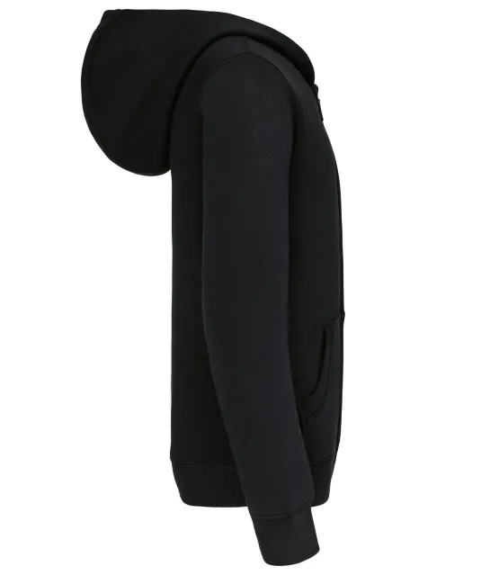K455 - Kinder sweatvest met capuchon Black