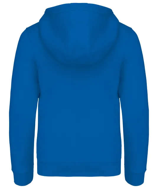 K455 - Kinder sweatvest met capuchon Light Royal Blue