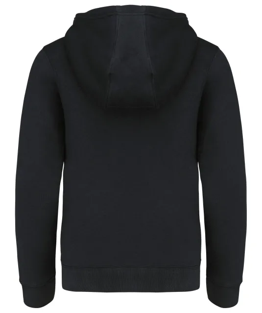 K455 - Kinder sweatvest met capuchon Black