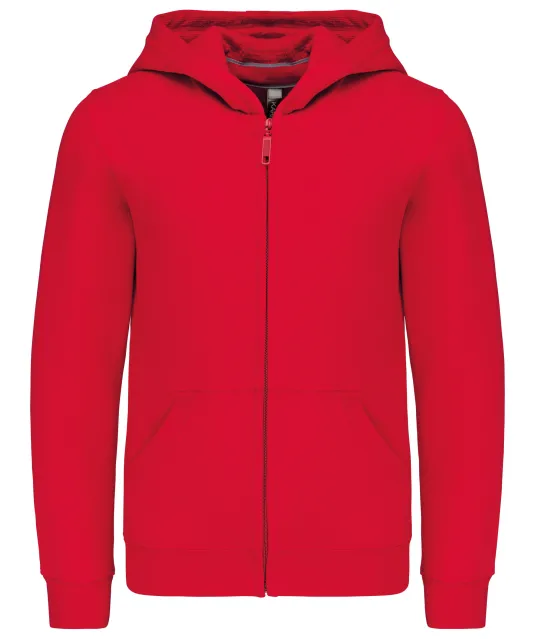 K455 - Kinder sweatvest met capuchon Red
