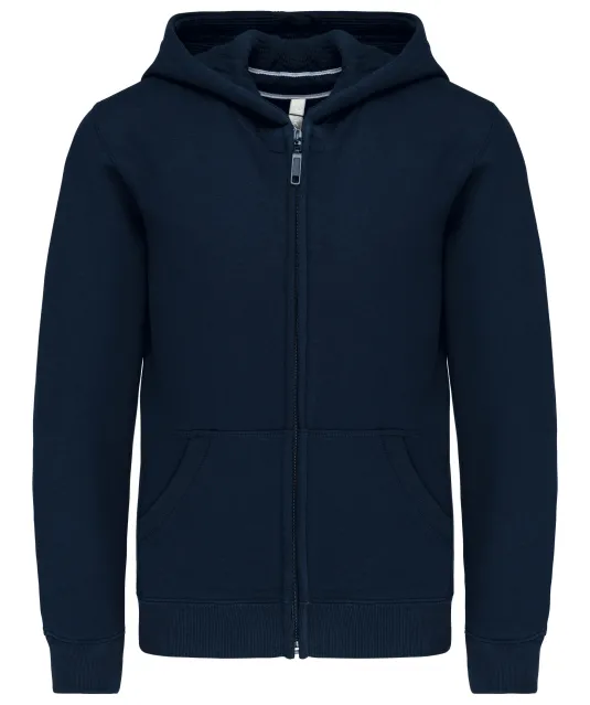 K455 - Kinder sweatvest met capuchon Navy