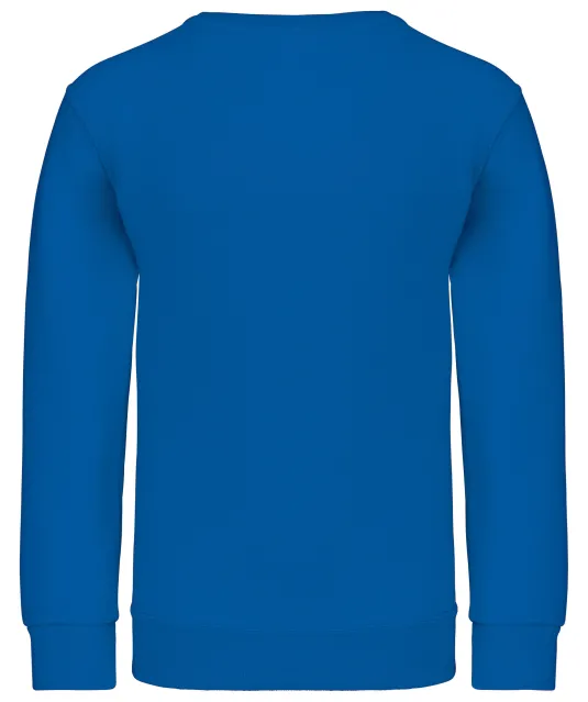 K475 - Kindersweater ronde hals Light Royal Blue