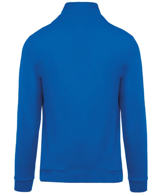 K478 - Sweater met ritskraag Light Royal Blue