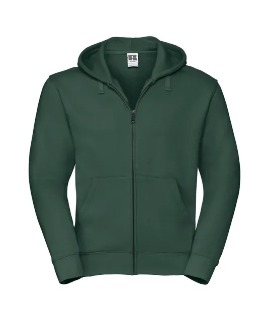RU266M - Authentic Sweatvest met capuchon Bottle Green