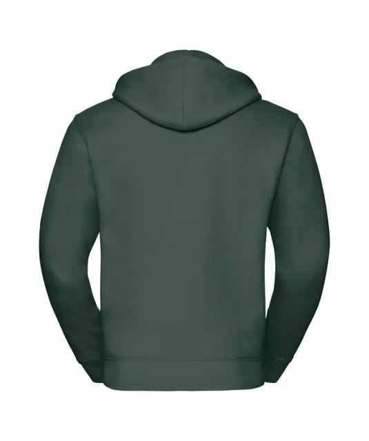 RU266M - Authentic Sweatvest met capuchon Bottle Green