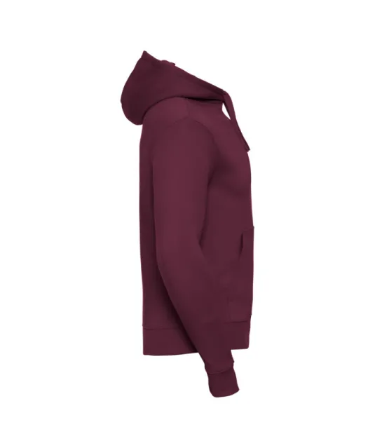 RU265M - Authentic Sweater met capuchon Burgundy