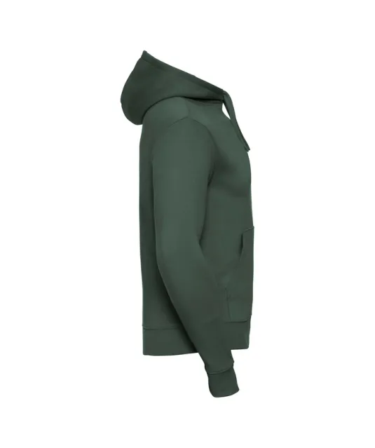 RU265M - Authentic Sweater met capuchon Bottle Green