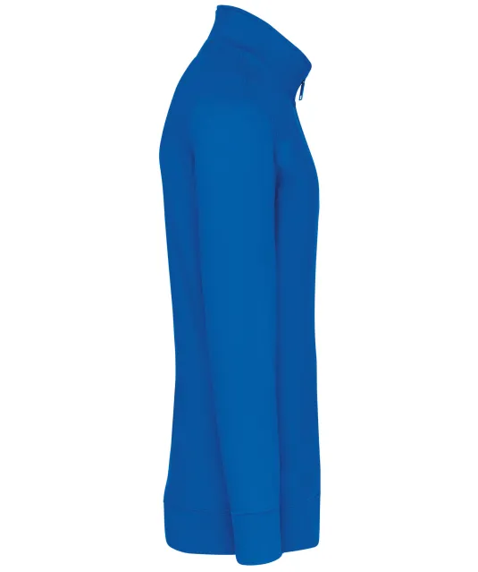 K487 - Sweater met ritskraag Light Royal Blue