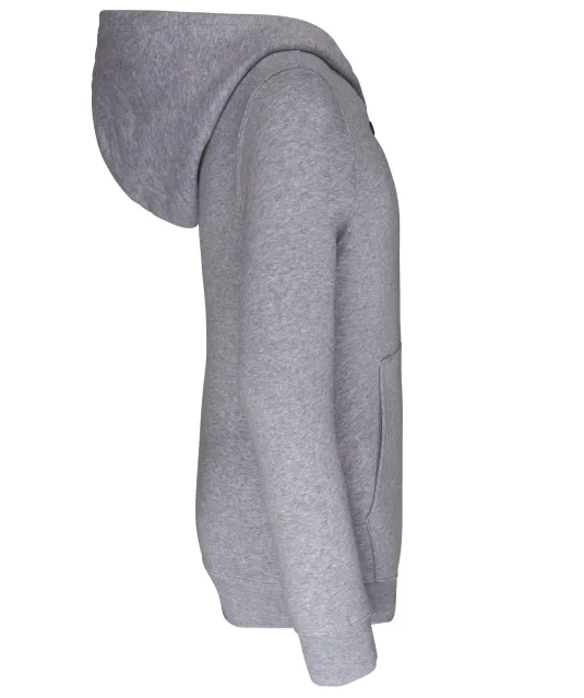 K486 - Kindersweatvest met capuchon Oxford Grey / Navy