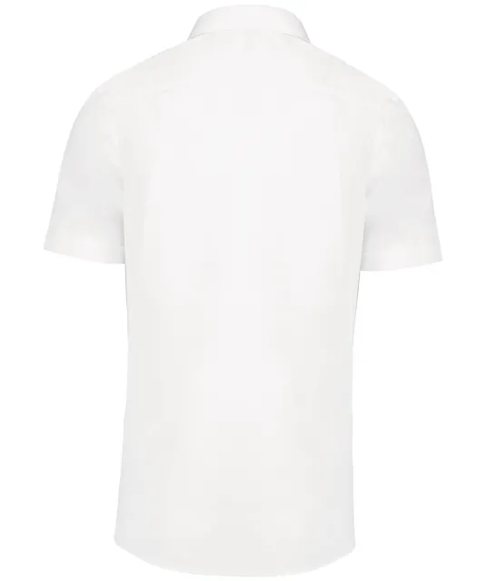 K503 - Herenpilootoverhemd korte mouwen White