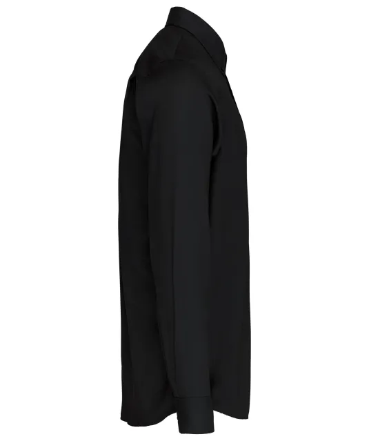 K537 - Heren non-iron overhemd lange mouwen Black