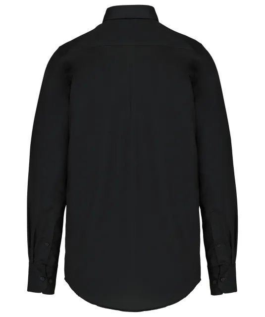 K537 - Heren non-iron overhemd lange mouwen Black