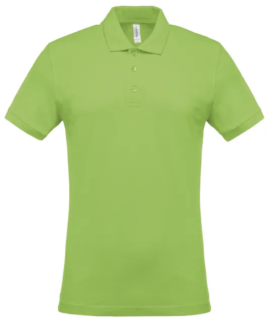 K254 - Piqué-herenpolo korte mouwen Lime