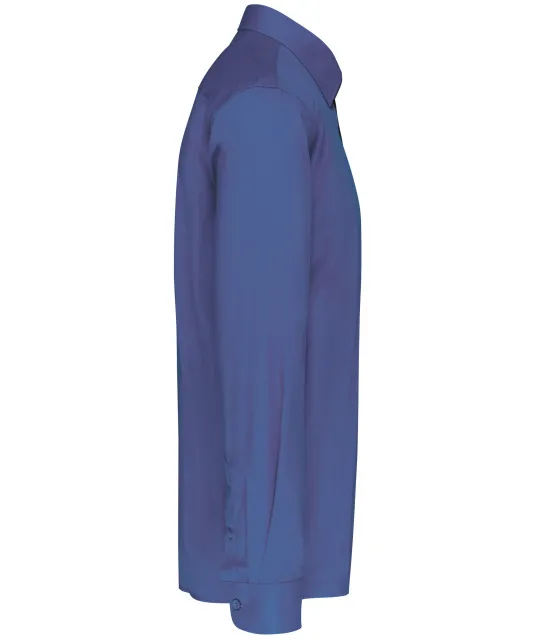 K545 - Overhemd in onderhoudsvriendelijk polykatoen-popeline heren Cobalt Blue