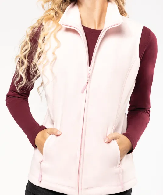 K906 - Bodywarmer van microfleece dames Fluorescent Orange