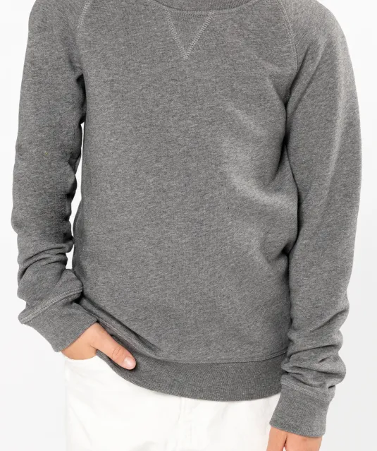 K490 - Sweater bio raglanmouwen kids French Navy Heather