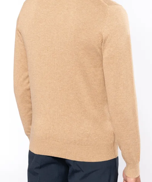 K982 - Premium pullover V-hals Mykonos Blue Heather