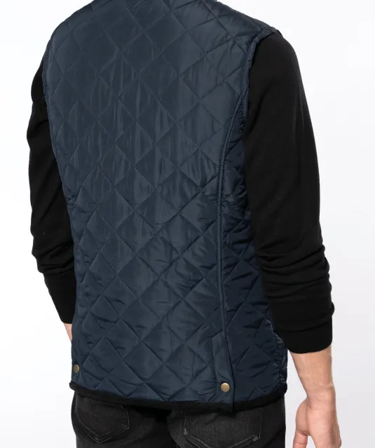 K6124 - Gewatteerde herenbodywarmer Navy / Black