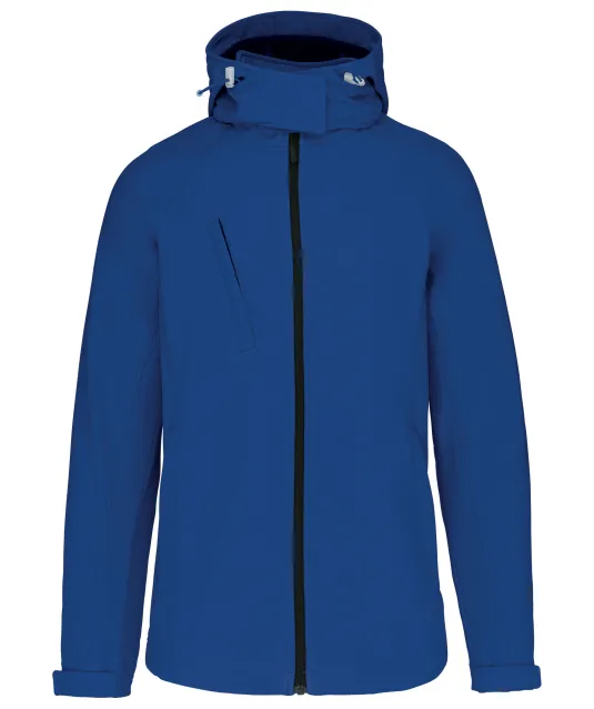 K414 - Dames softshell jas met afneembare capuchon Dark Royal Blue