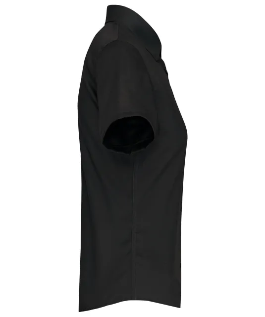 K540 - Dames non-iron blouse korte mouwen Black