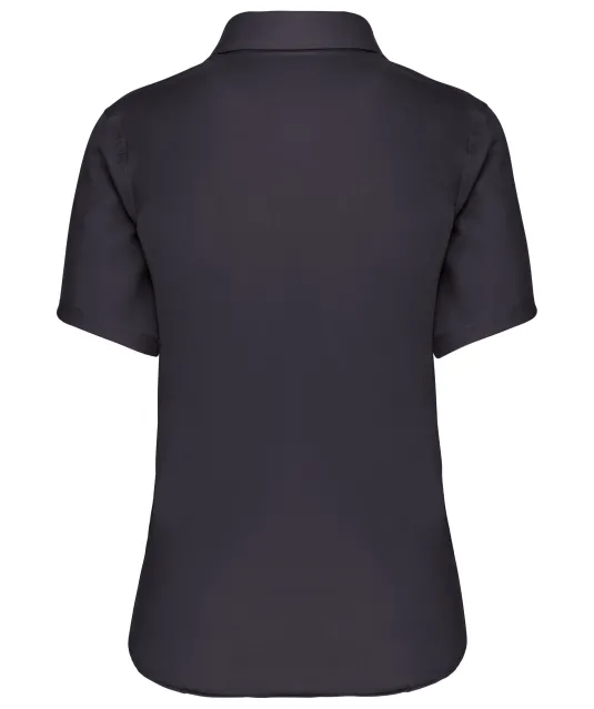 K540 - Dames non-iron blouse korte mouwen Zinc