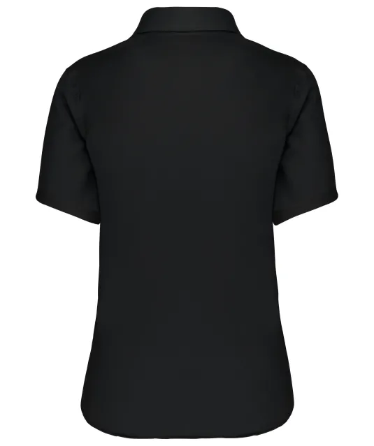 K540 - Dames non-iron blouse korte mouwen Black