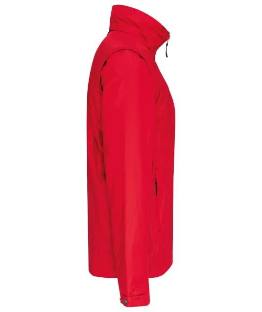 K639 - Herenjack met afneembare mouwen Red / Black