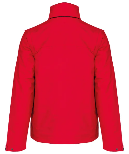 K639 - Herenjack met afneembare mouwen Red / Black