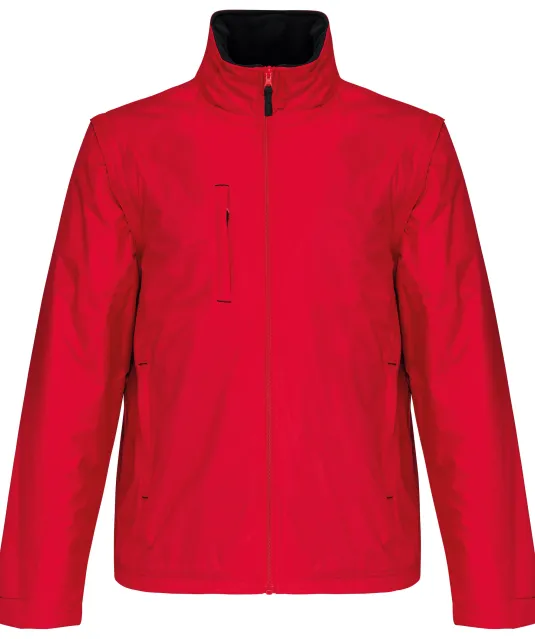 K639 - Herenjack met afneembare mouwen Red / Black