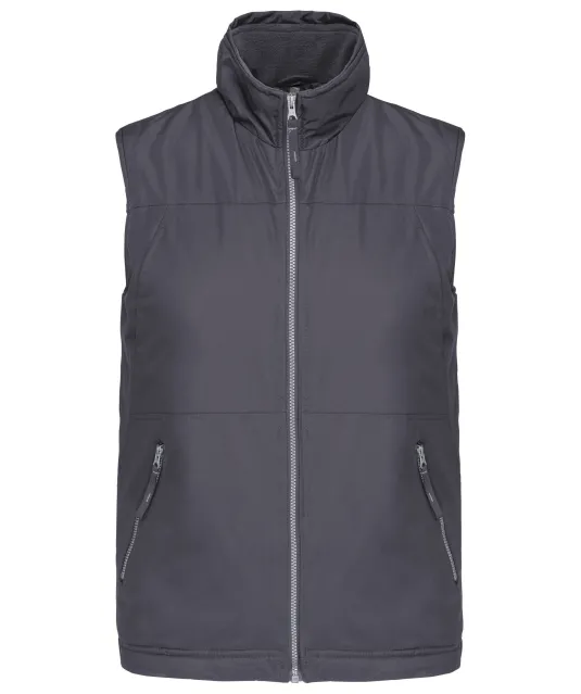 K659 - Met fleece gevoerde bodywarmer heren Convoy Grey