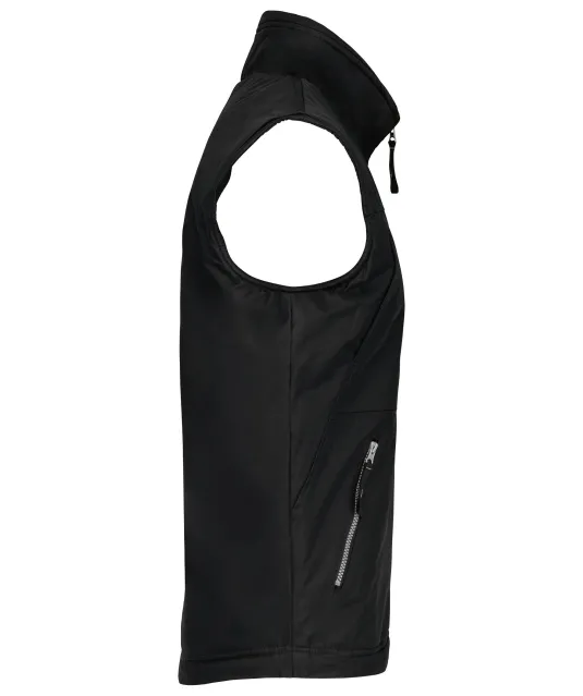K659 - Met fleece gevoerde bodywarmer heren Black