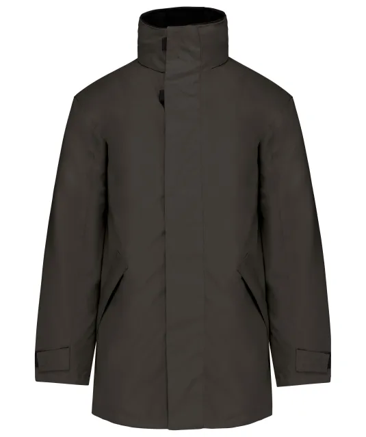 K677 - Gewatteerde parka Dark Grey