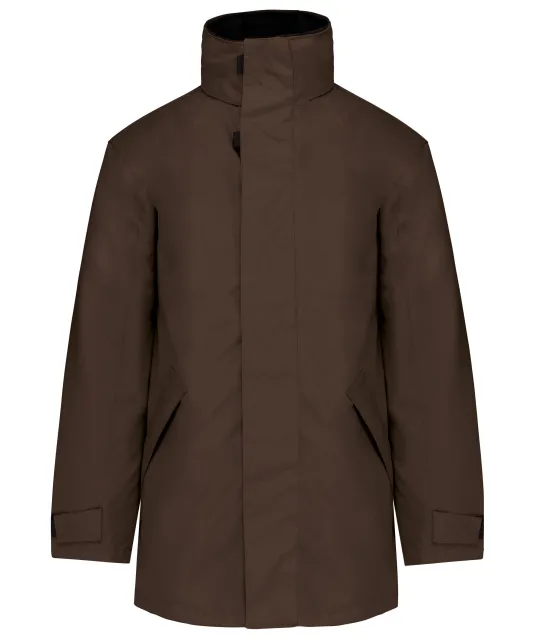 K677 - Gewatteerde parka Chocolate