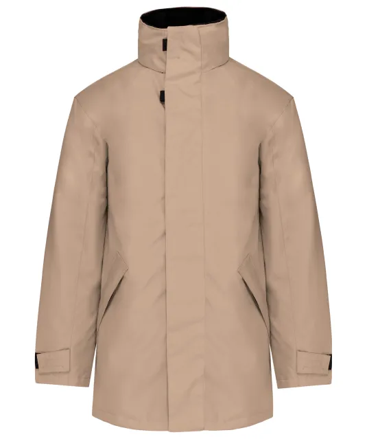 K677 - Gewatteerde parka Beige
