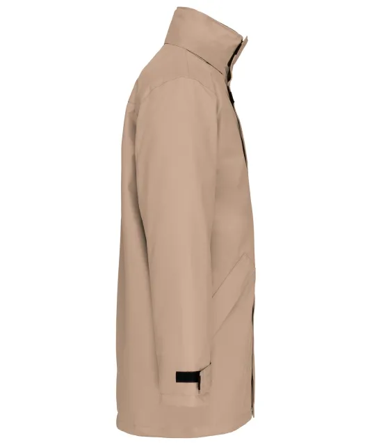 K677 - Gewatteerde parka Beige