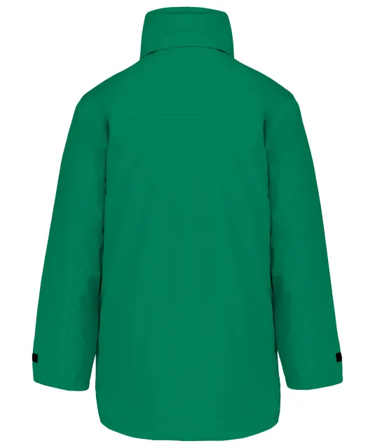 K677 - Gewatteerde parka Kelly Green