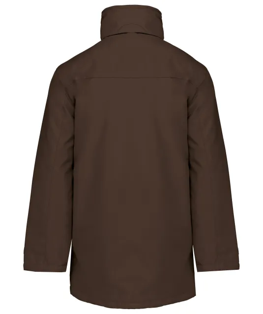 K677 - Gewatteerde parka Chocolate