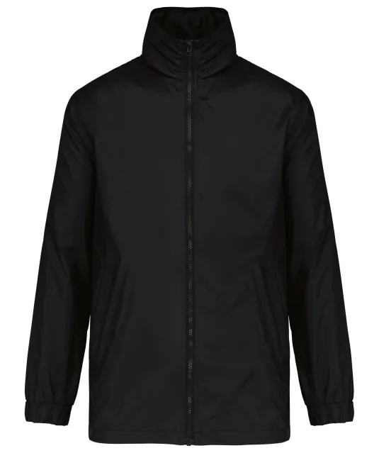K687 - Gevoerde windbreaker heren Black