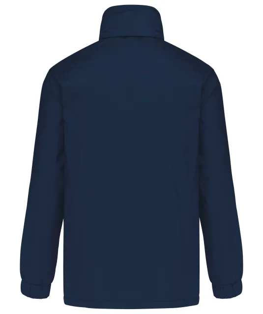 K687 - Gevoerde windbreaker heren Navy