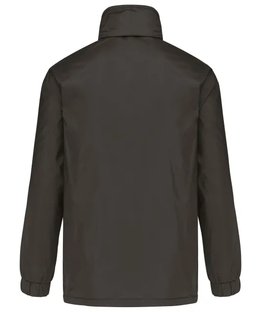 K687 - Gevoerde windbreaker heren Dark Grey