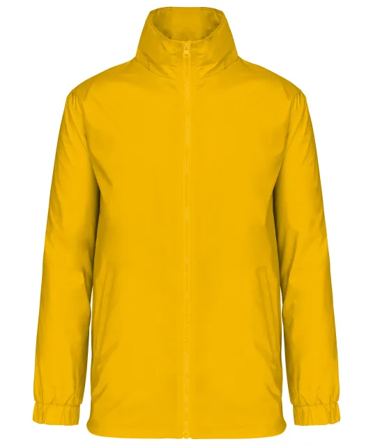 K687 - Gevoerde windbreaker heren Yellow