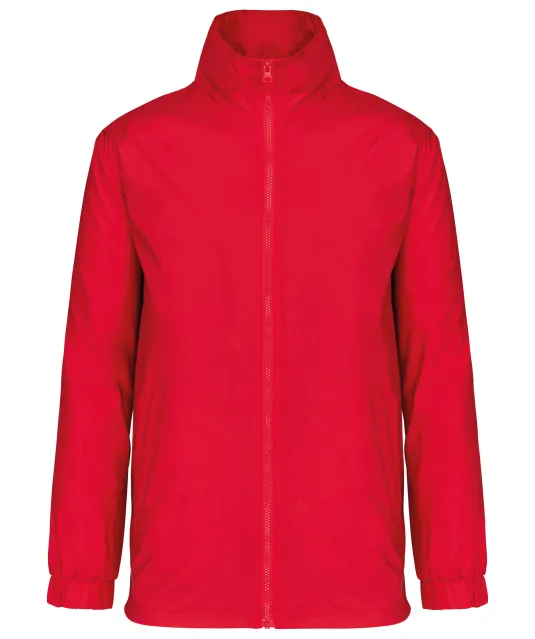 K687 - Gevoerde windbreaker heren Red
