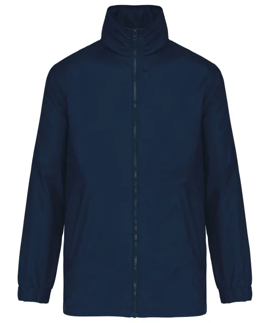 K687 - Gevoerde windbreaker heren Navy