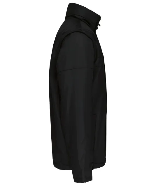 K693 - Jas met afneembare mouwen heren Black
