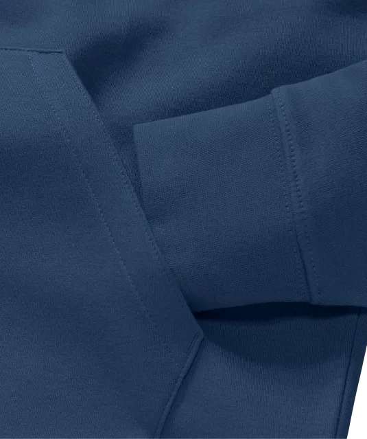 RU265M - Authentic Sweater met capuchon Indigo