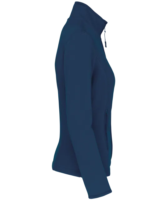 K907 - Microfleece met rits dames True Indigo